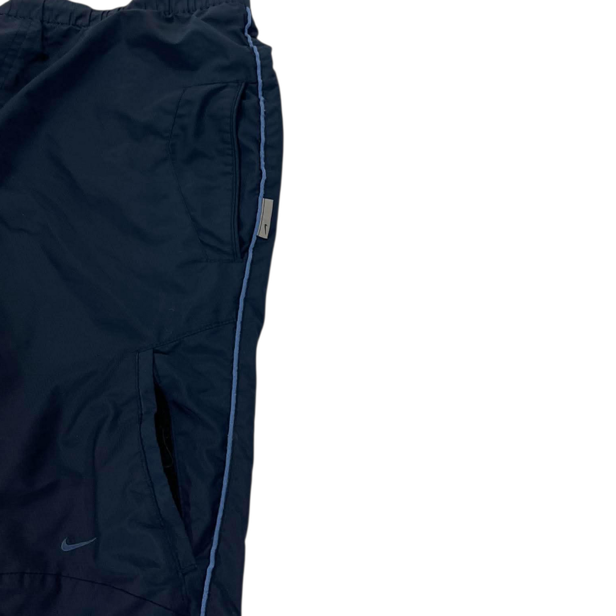 Y2K NIKE NAVY BLUE TRACK PANTS¹ (BEST FIT L)