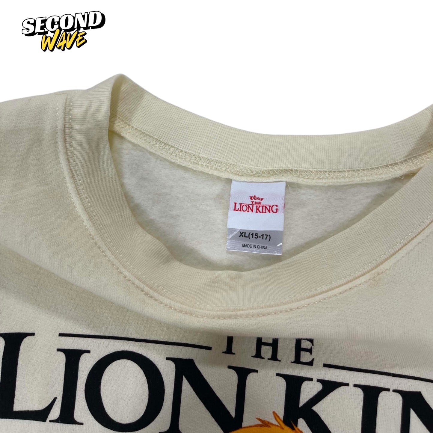 DISNEY THE LION KING CREAM SWEATSHIRT (L)