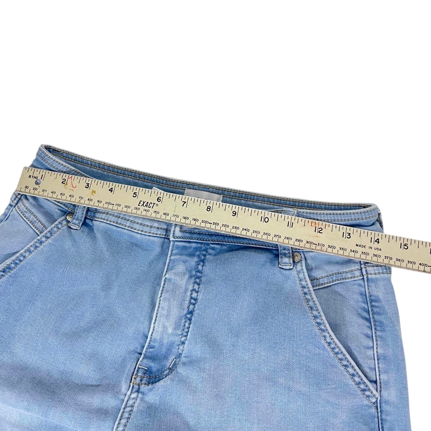 JUST JEANS WIDE LEG BLUE DENIM (UK 10)