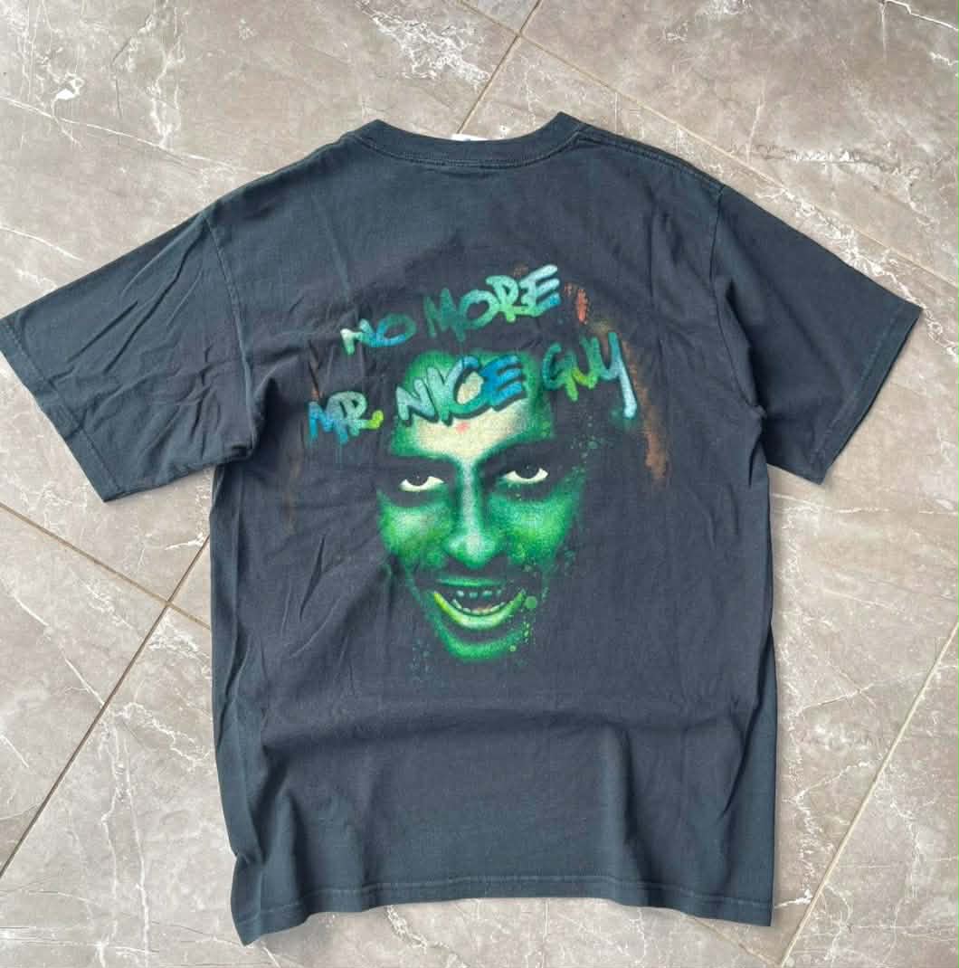 90s ALICE COOPER BLACK BAND TEE (M)