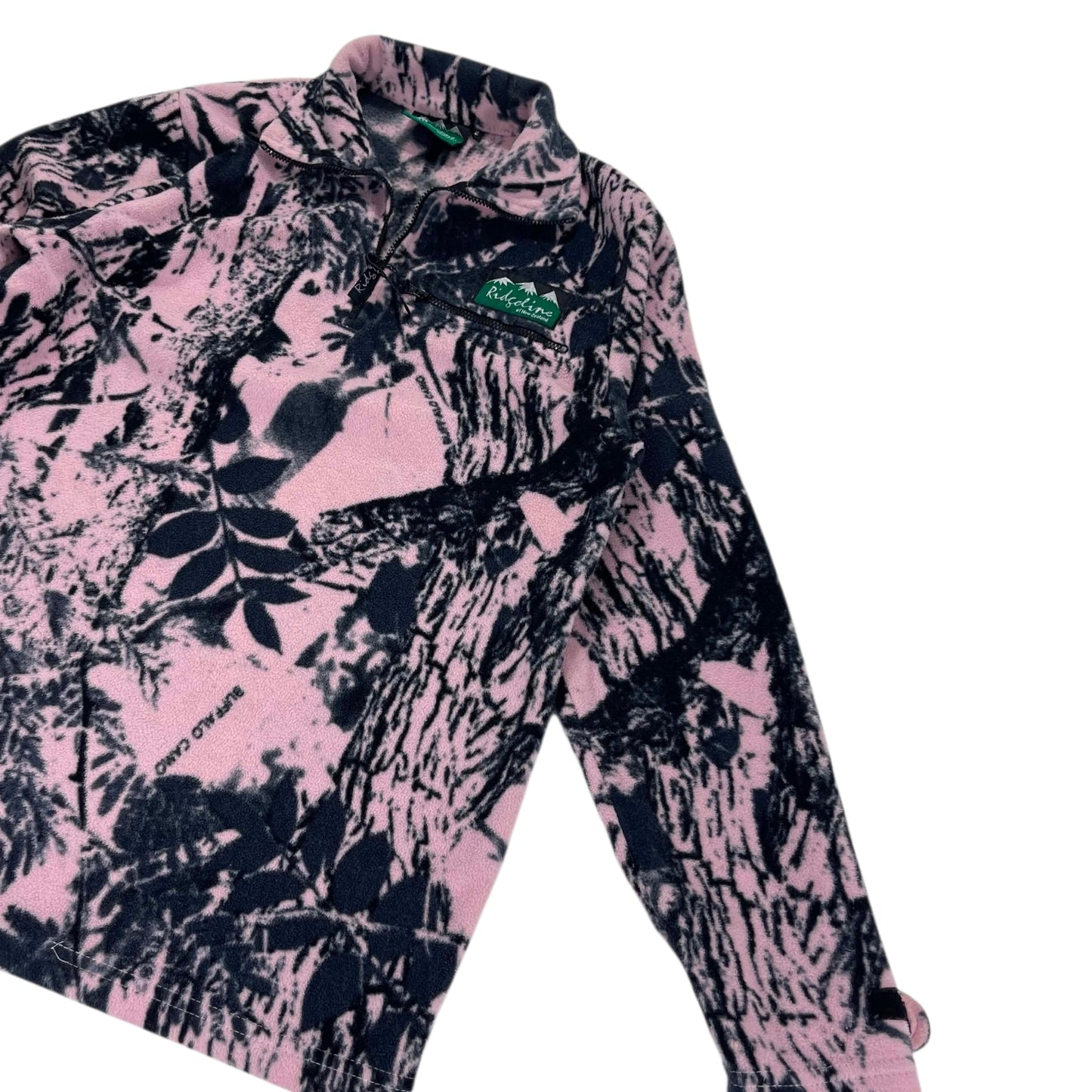 RIDGELINE PINK/BLACK CAMO FLEECE JACKET (UK12)