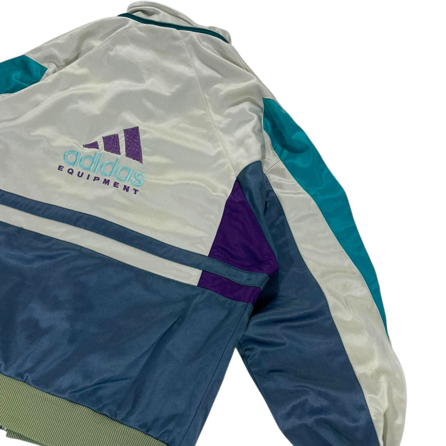 VINTAGE ADIDAS EQUIPMENT MULTICOLOURED TRACK JACKET (M)