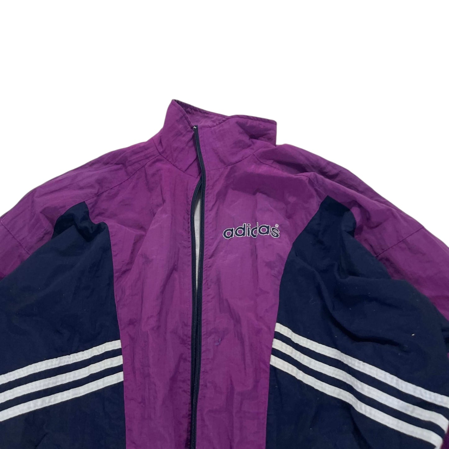 VINTAGE ADIDAS PURPLE WINDBREAKER (L)