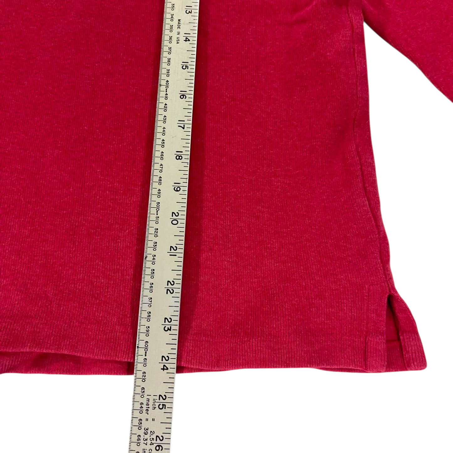 POLO RALPH LAUREN RED QUARTER ZIP (S)