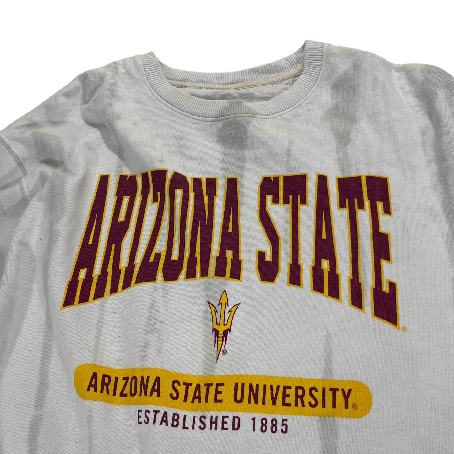 VINTAGE TRASHED VIBES ARIZONA STATE UNIVERSITY CREWNECK (XL)