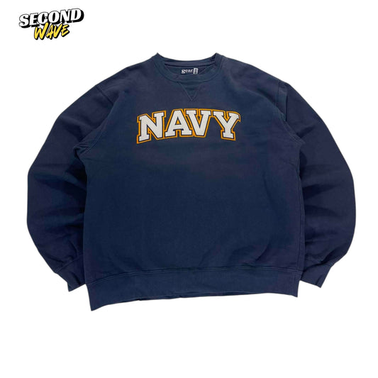 VINTAGE NAVY BLUE CREWNECK (M)