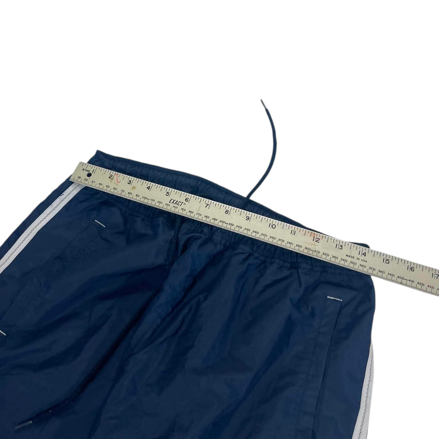 NIKE NAVY BLUE TRACK PANTS ⁵ (L)