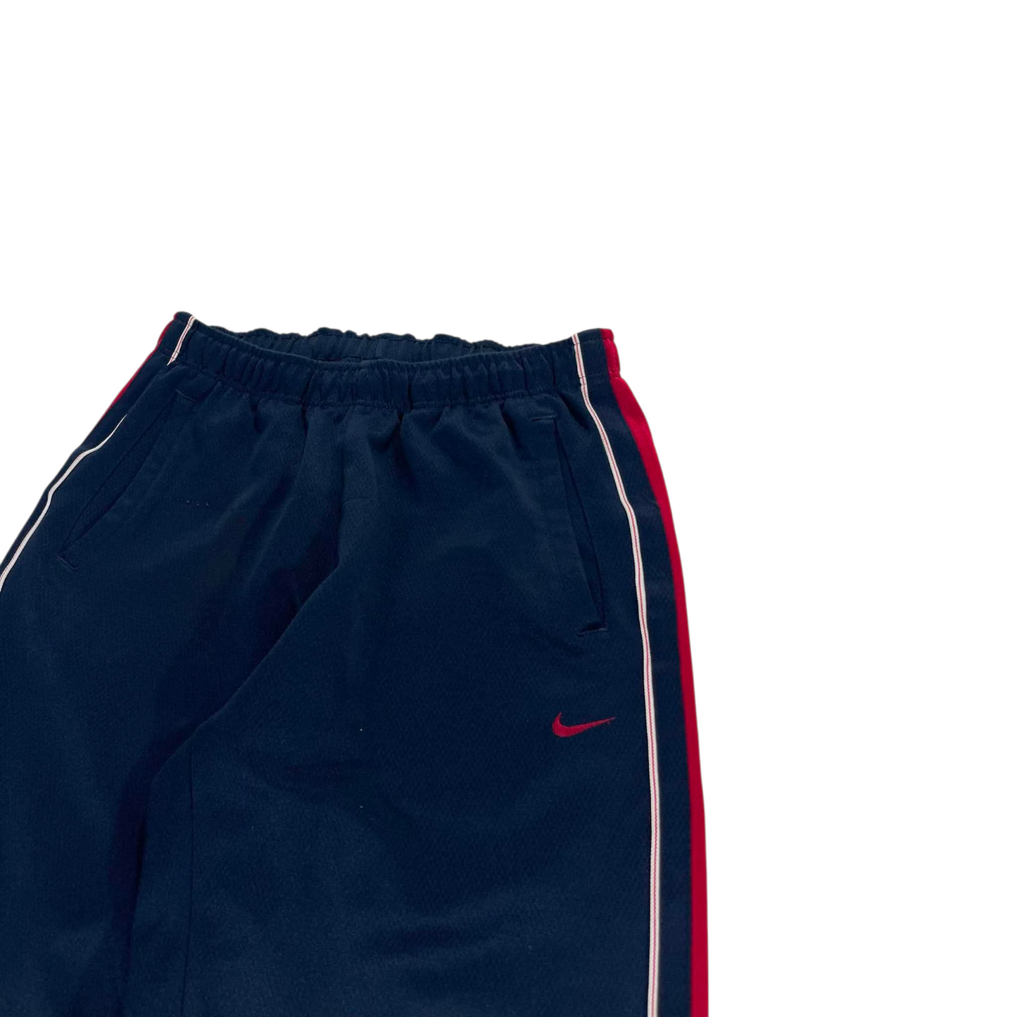 NIKE NAVY BLUE TRACK PANTS (L) ⁵