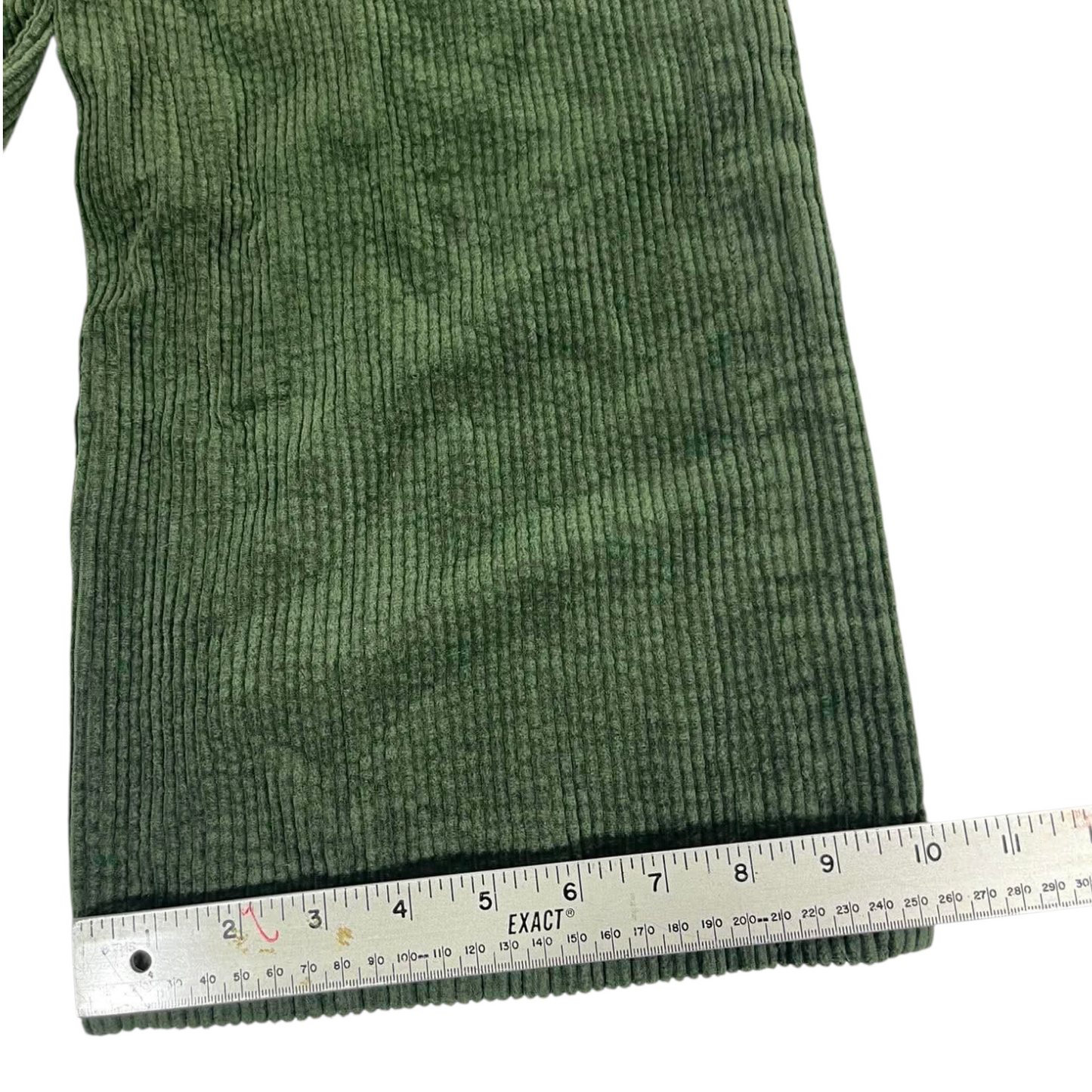 BAGGY GLASSONS GREEN CORDUROY WIDE LEG (10)