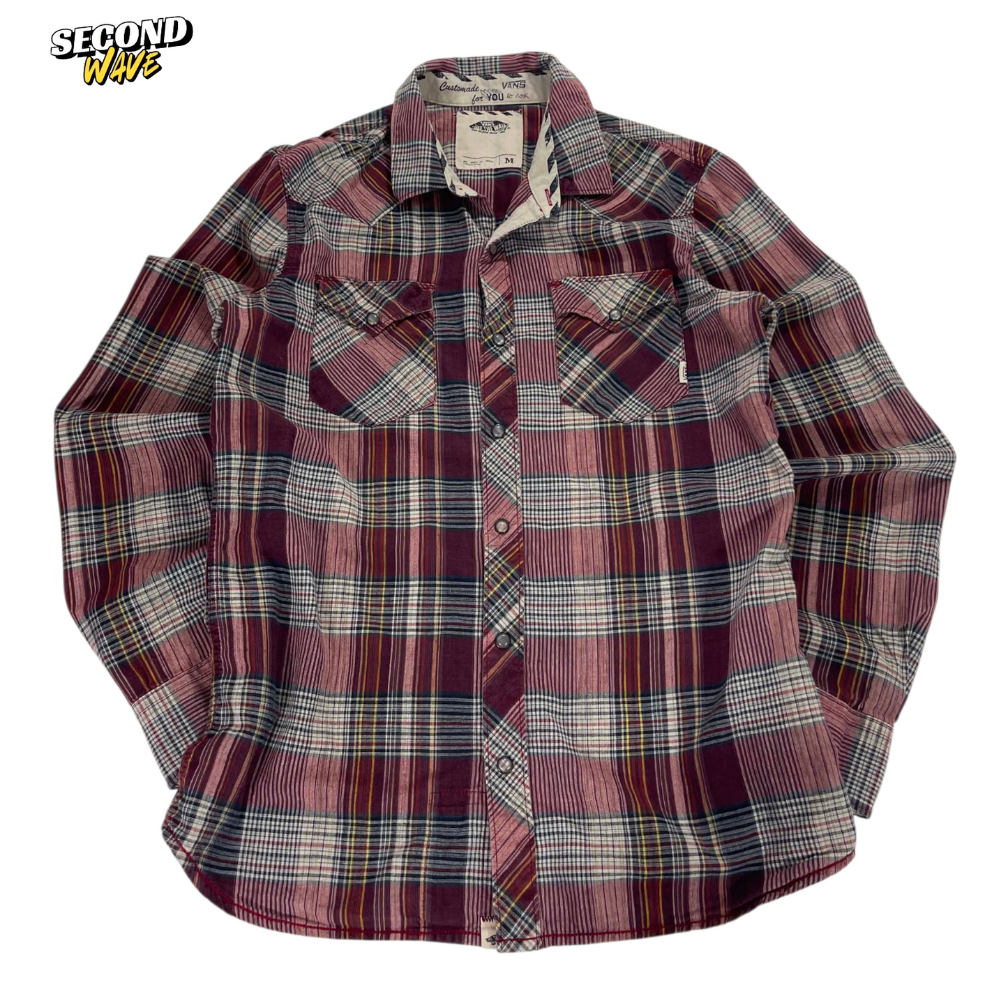 Y2K VANS PLAID FLANNEL (M)