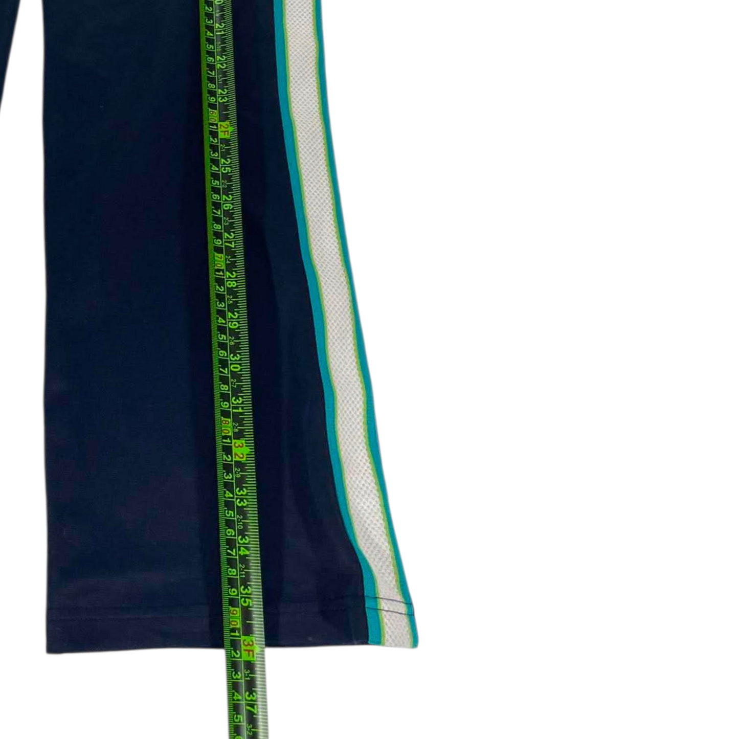 NIKE NAVY BLUE TEAL TRACK PANTS (M) ³