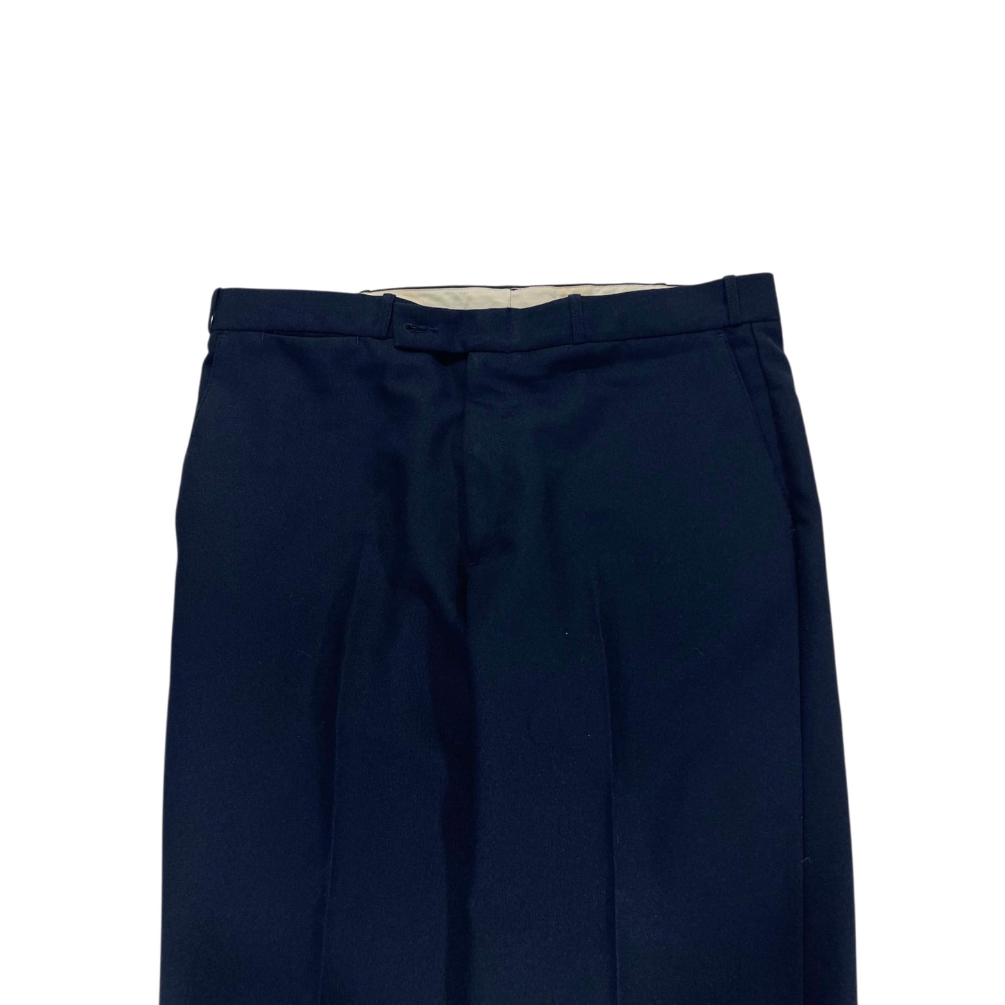 FARAH NAVY BLUE WIDE LEG PANTS (36)