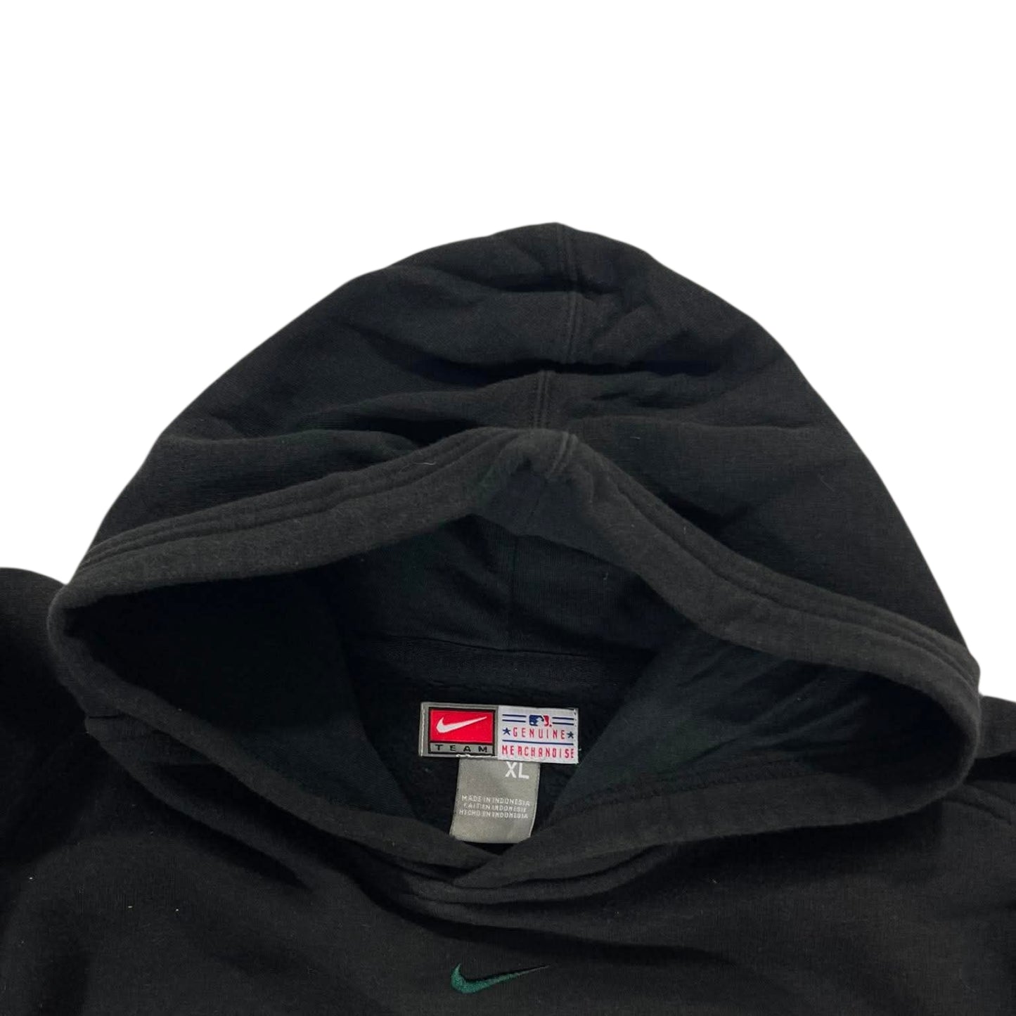 VINTAGE NIKE BLACK OAKLAND ATHLETICS HOODIE (M)