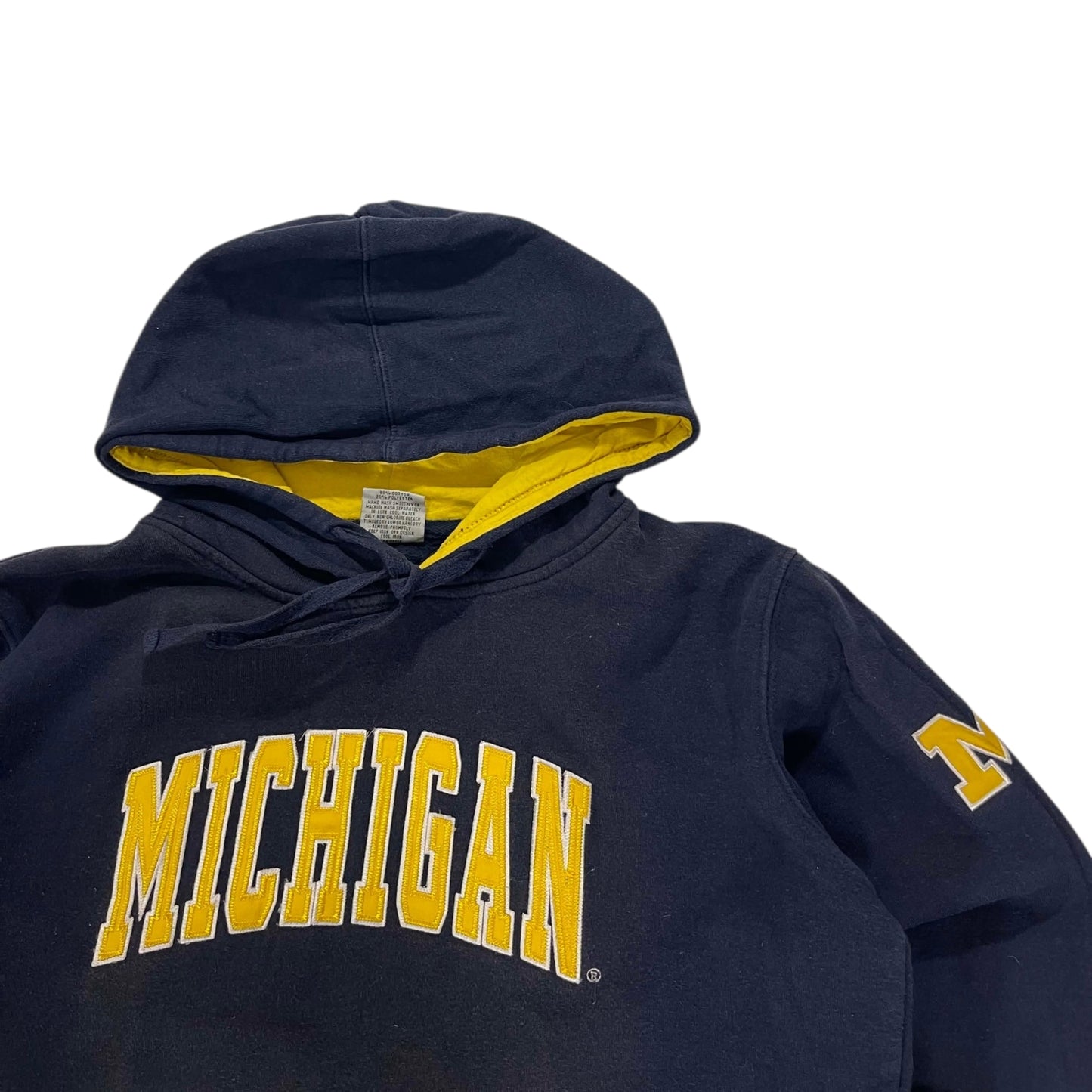 VINTAGE EMBROIDERED MICHIGAN HOODIE (M)