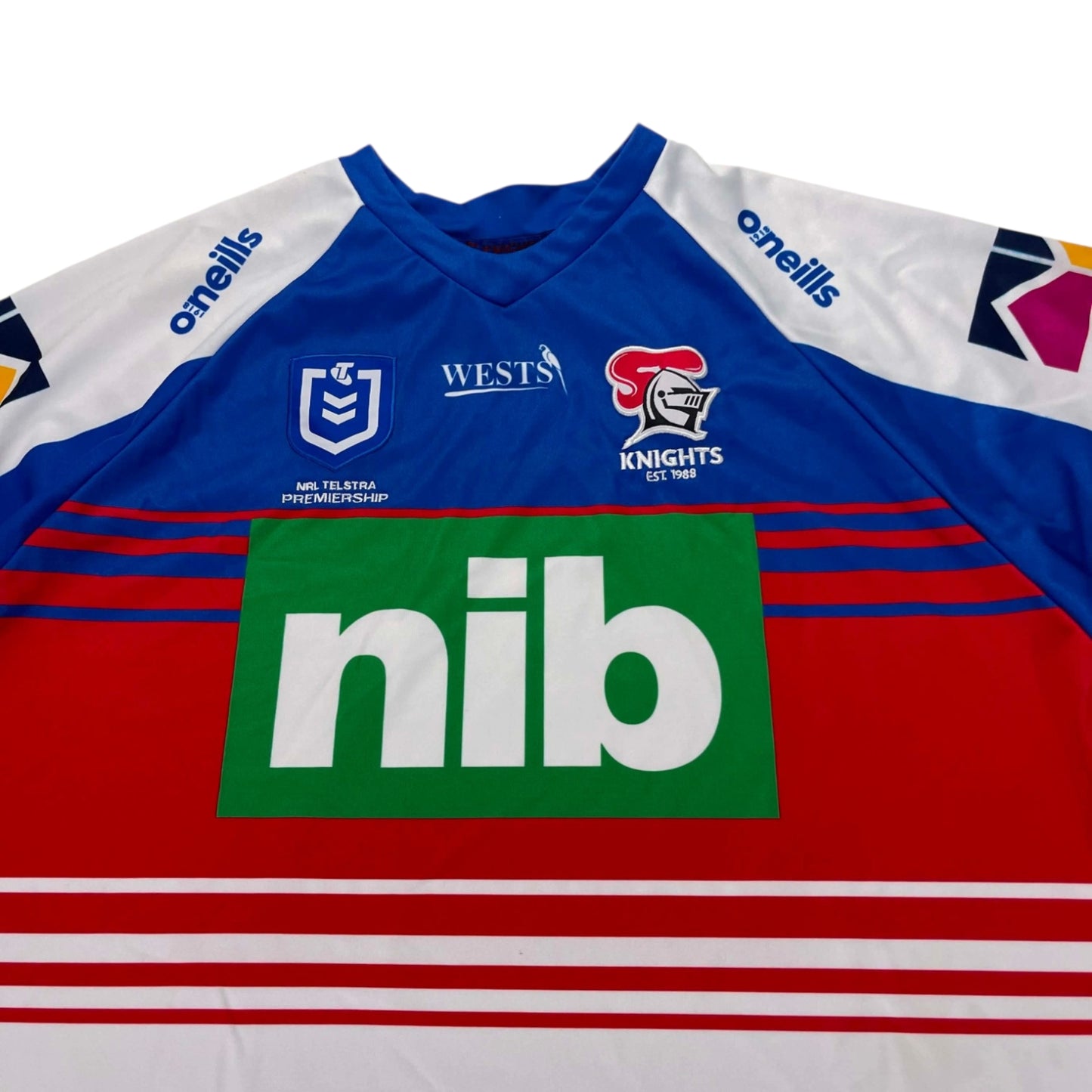 NRL NEWCASTLE KNIGHTS HOME JERSEY (L)