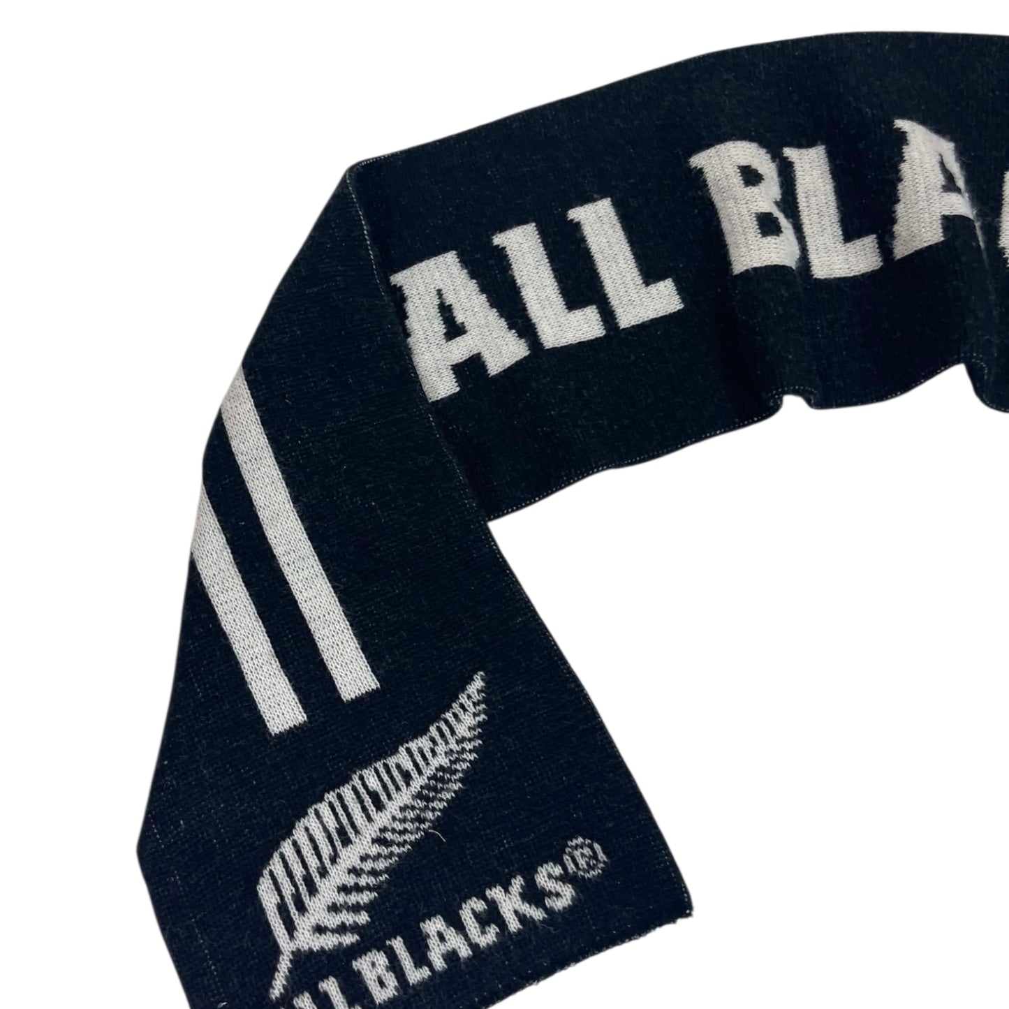 VINTAGE ALL BLACKS RUGBY SCARF