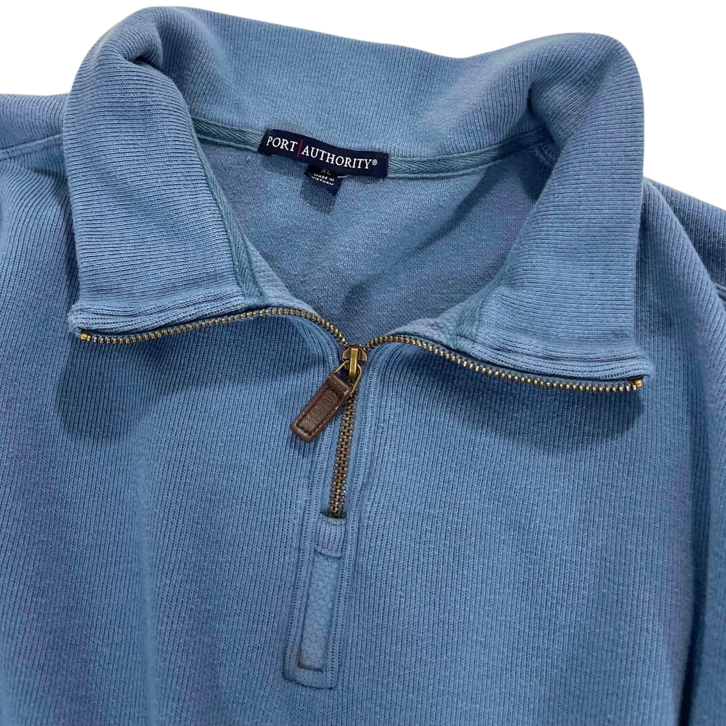 VINTAGE 90S PORT AUTHORITY QUARTER ZIP (XL)