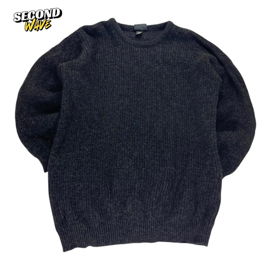90S PURE NEW WOOL BLEND SWEATER (L)