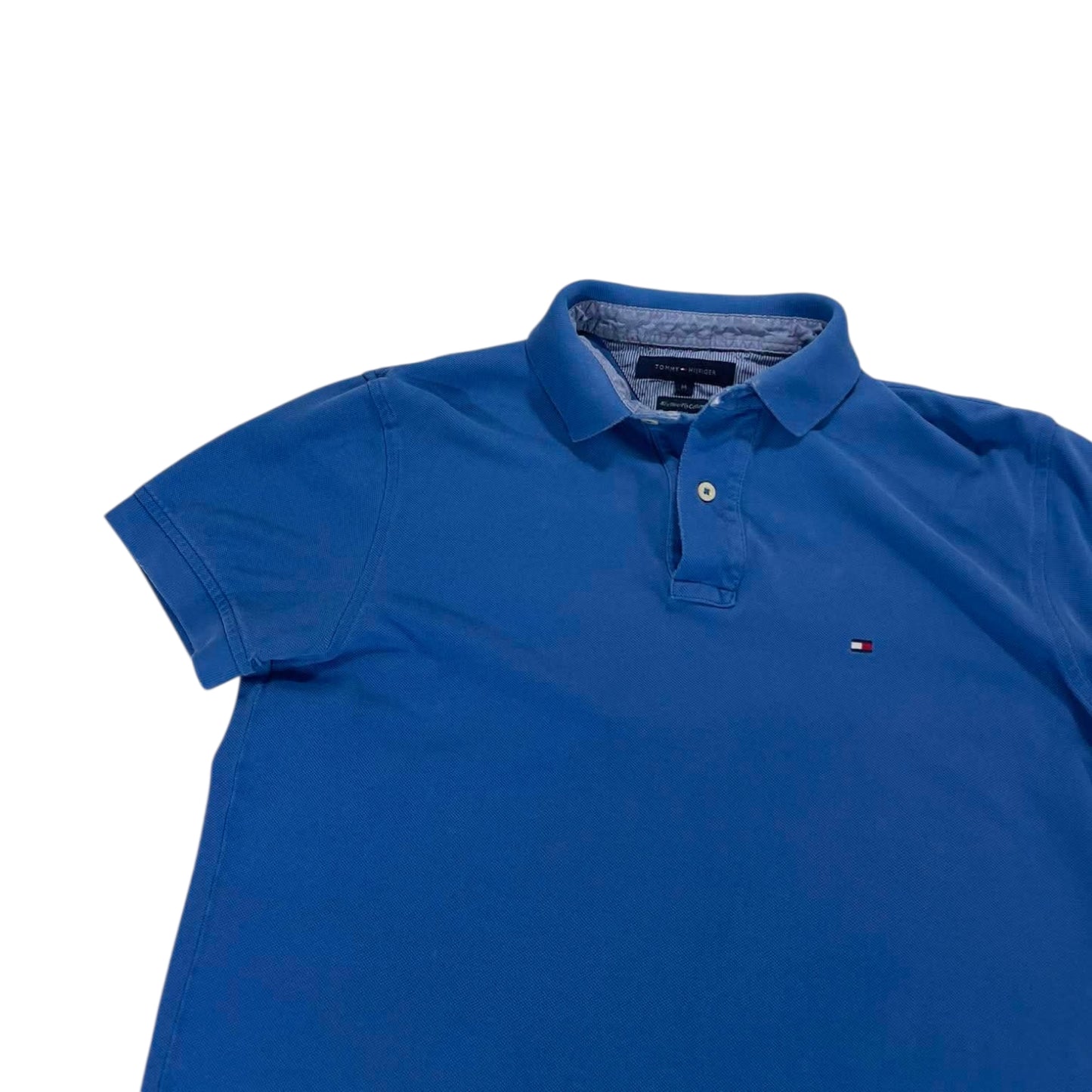 TOMMY HILFIGER BLUE POLO SHIRT (M)