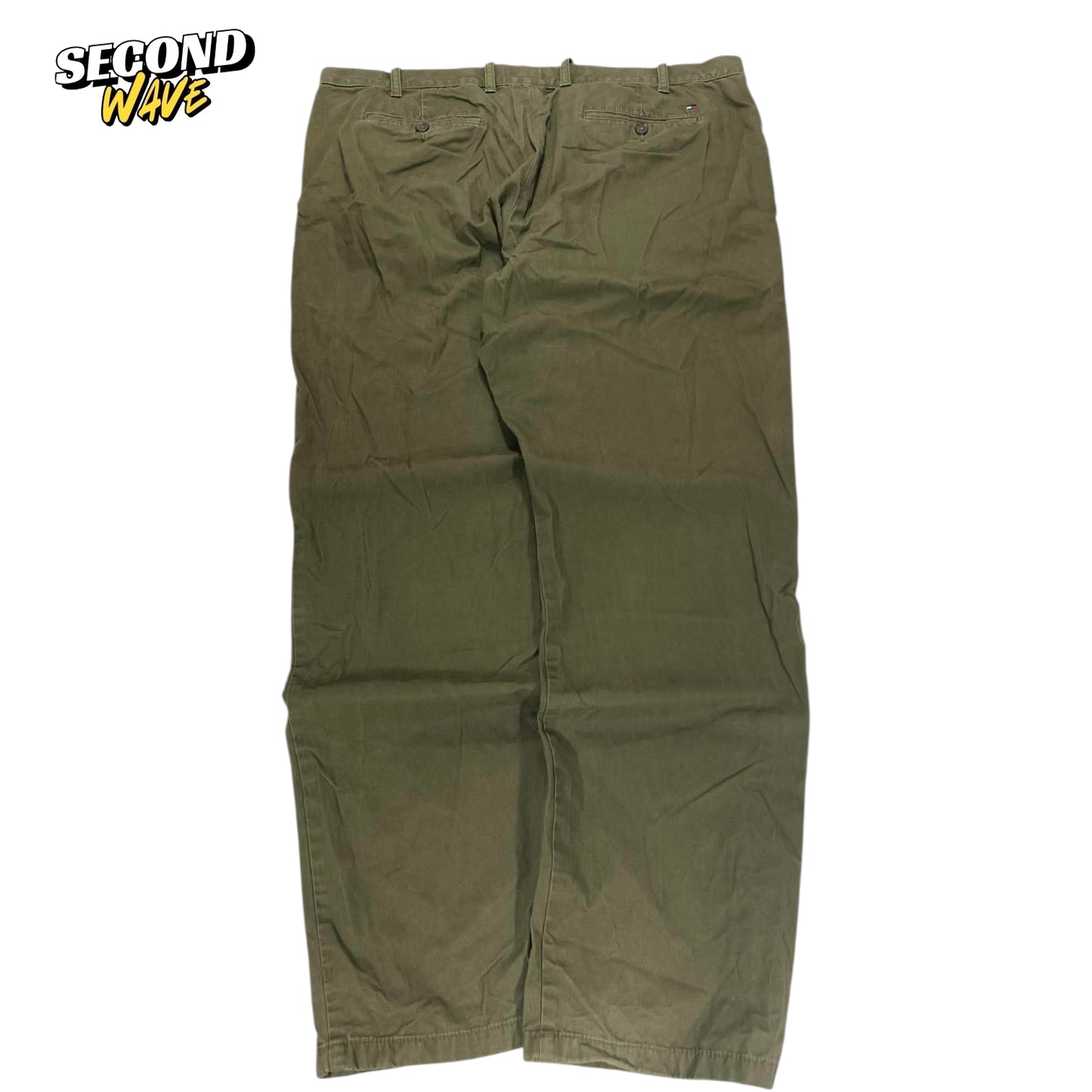 TOMMY HILFIGER GREEN CHINO PANTS (40)