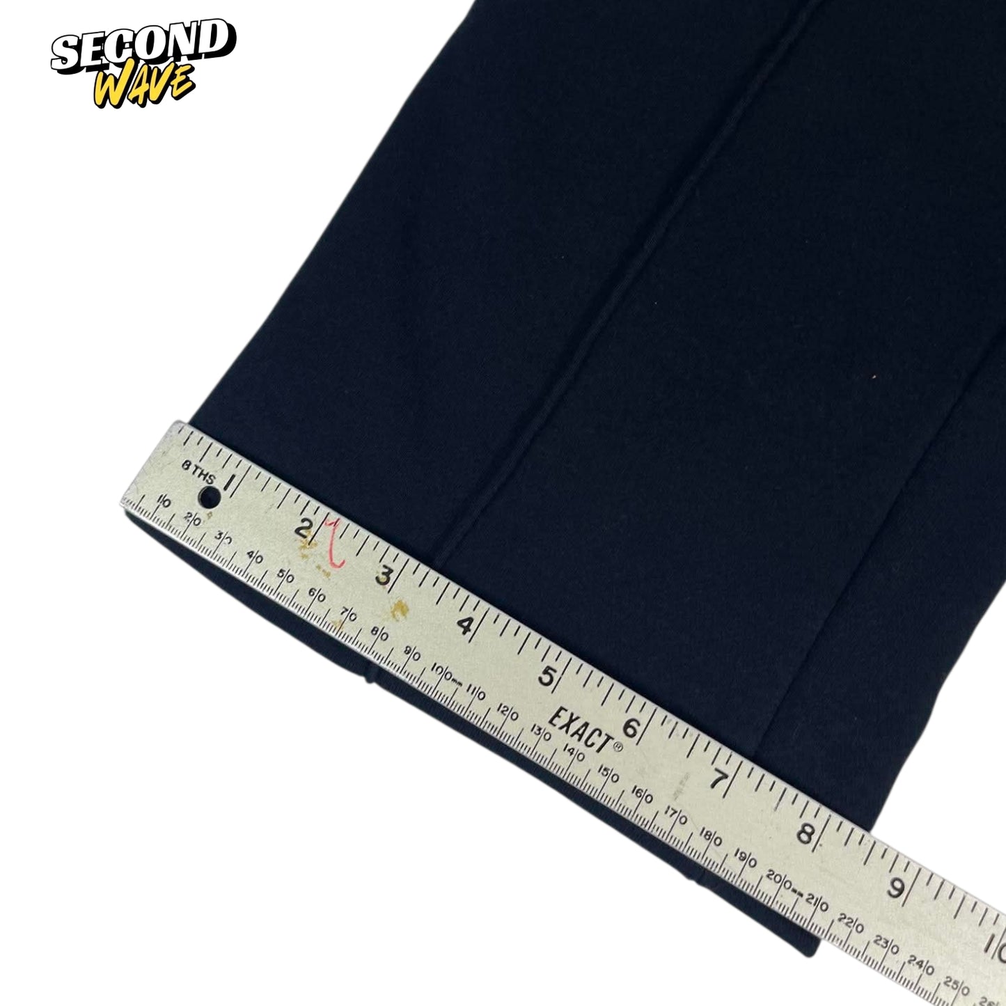 BREAKAWAY BLACK BAGGY WIDE LEG SWEATPANTS (L)