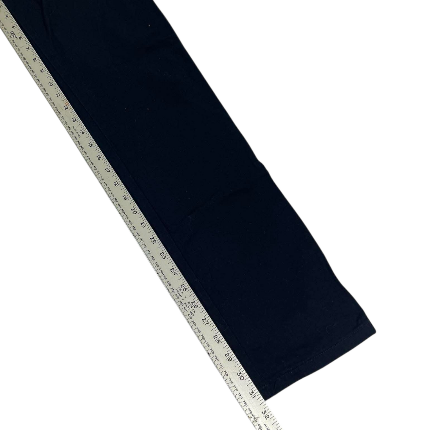 TOMMY HILFIGER BLACK CHINO TROUSERS (34)