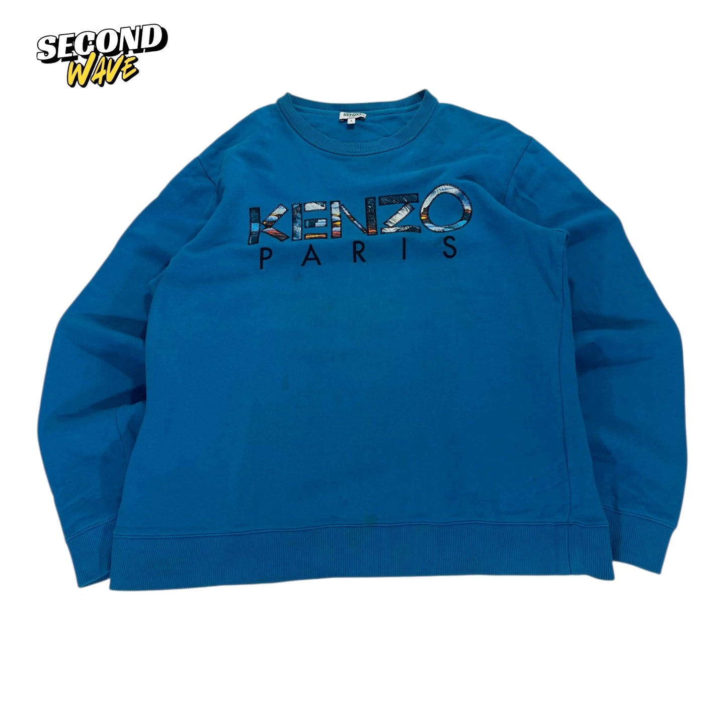 KENZO PARIS BLUE SWEATSHIRT (L)