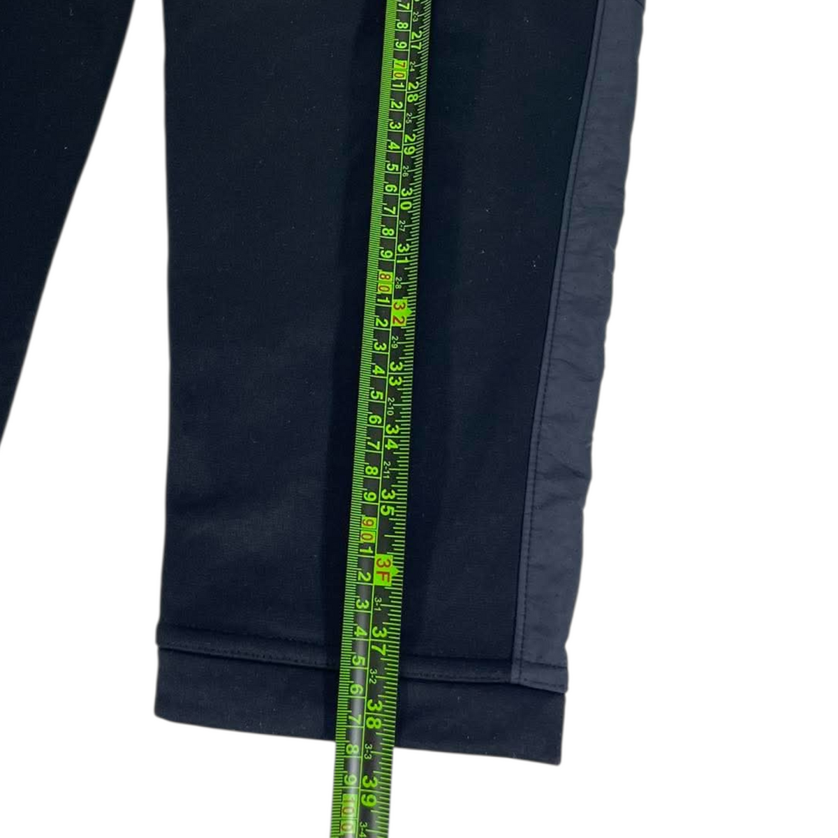 NIKE BLACK & GREY TRACK PANTS³ (BEST FIT S - M)