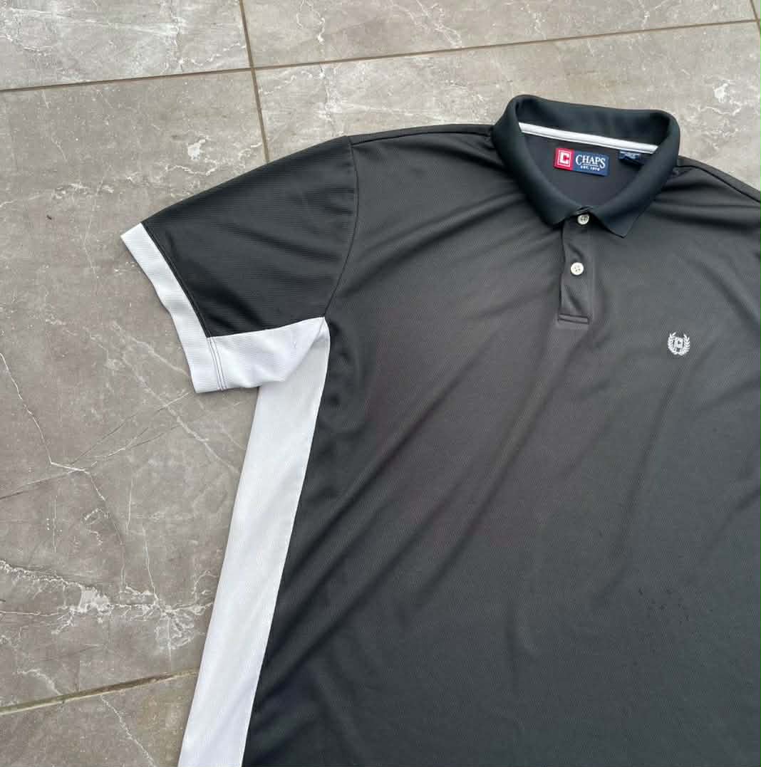 CHAPS POLO SHIRT WITH EMBROIDER LOGO (L-XL)