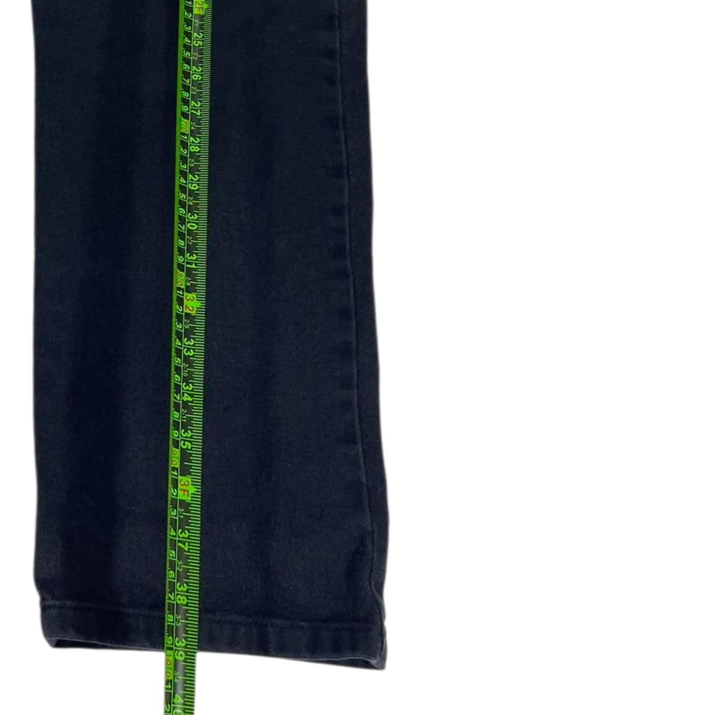 VINTAGE TUCK BLACK JEANS (32)