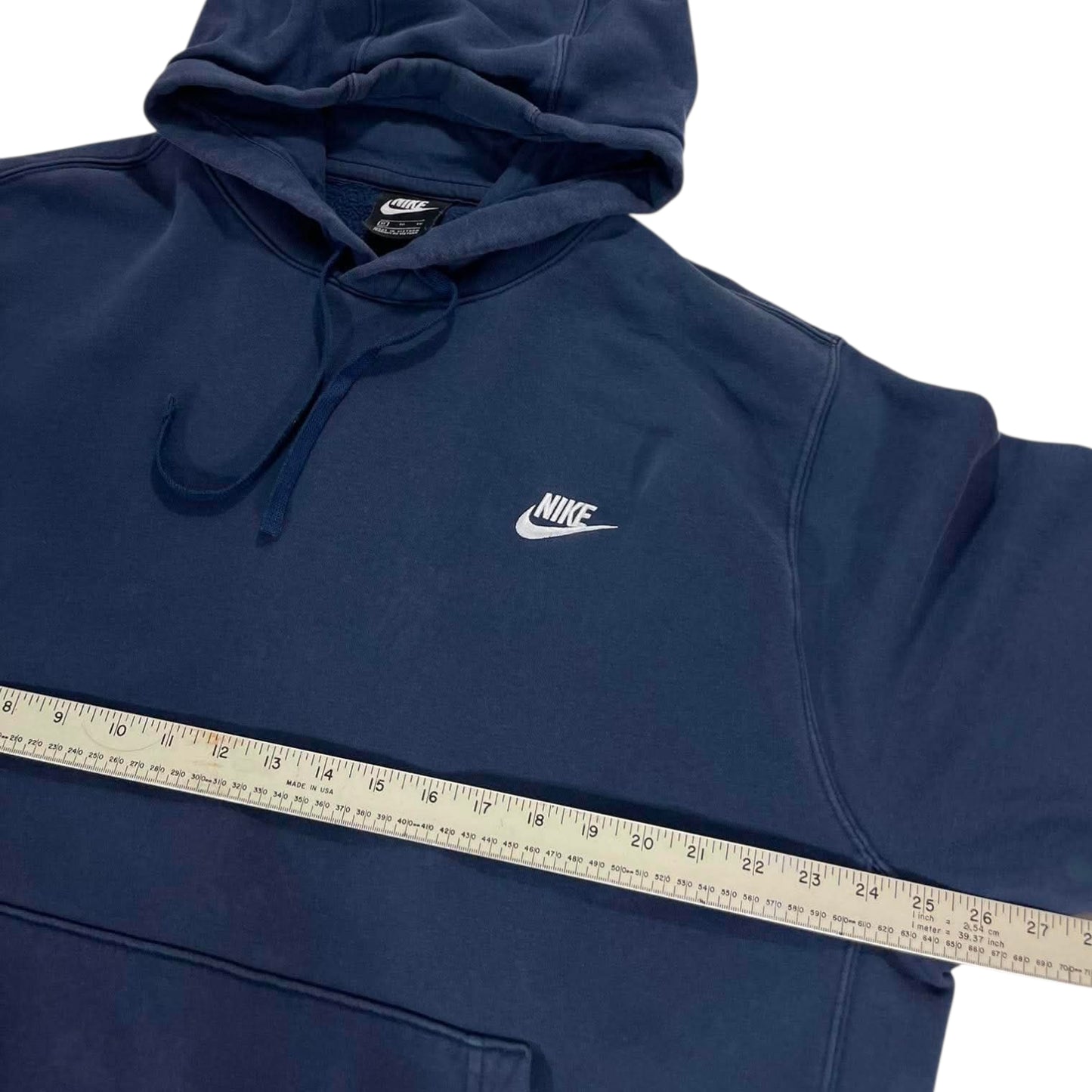 CLASSIC NIKE NAVY BLUE HOODIE (L)