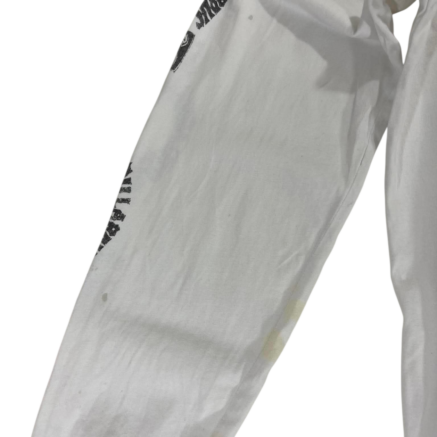BILLABONG WHITE LONG SLEEVE SHIRT WITH WAVE DESIGN (S-M)