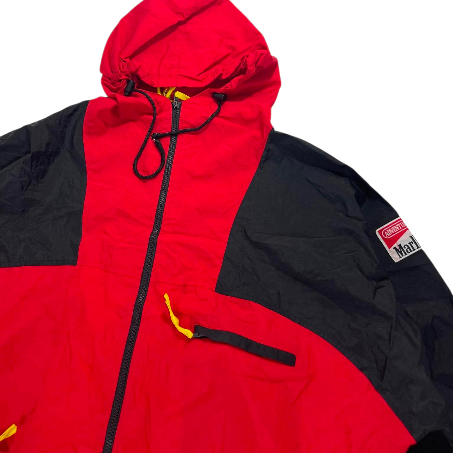 90S MARLBORO RED & BLACK WINDBREAKER (L)
