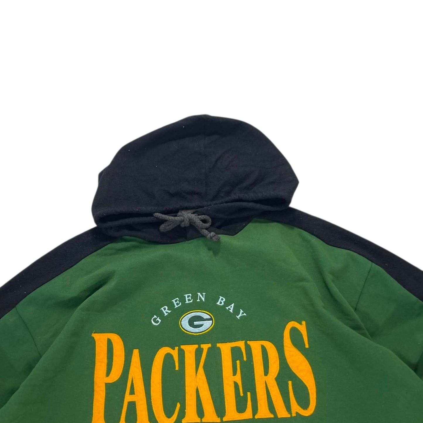 VINTAGE GREEN BAY PACKERS GREEN HOODIE (L-XL)