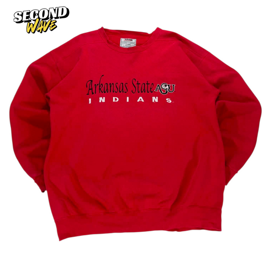 RED ARKANSAS STATE UNIVERSITY CREWNECK SWEATSHIRT (XL)