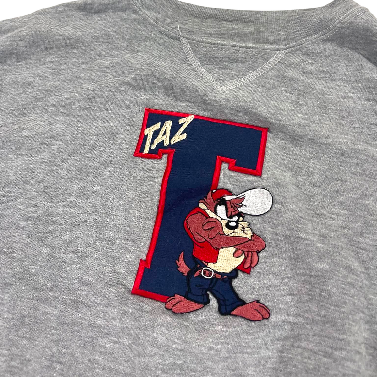 VINTAGE LOONEY TUNES TAZ GRAY CREWNECK (M)
