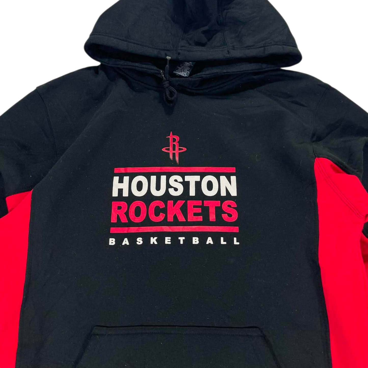 VINTAGE HOUSTON ROCKETS BLACK & RED HOODIE (M)