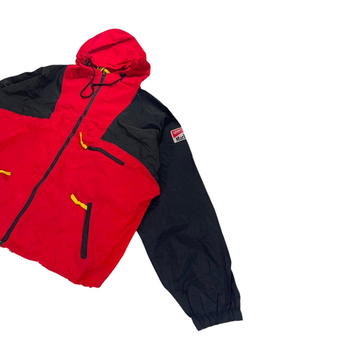 90S MARLBORO RED & BLACK WINDBREAKER (L)