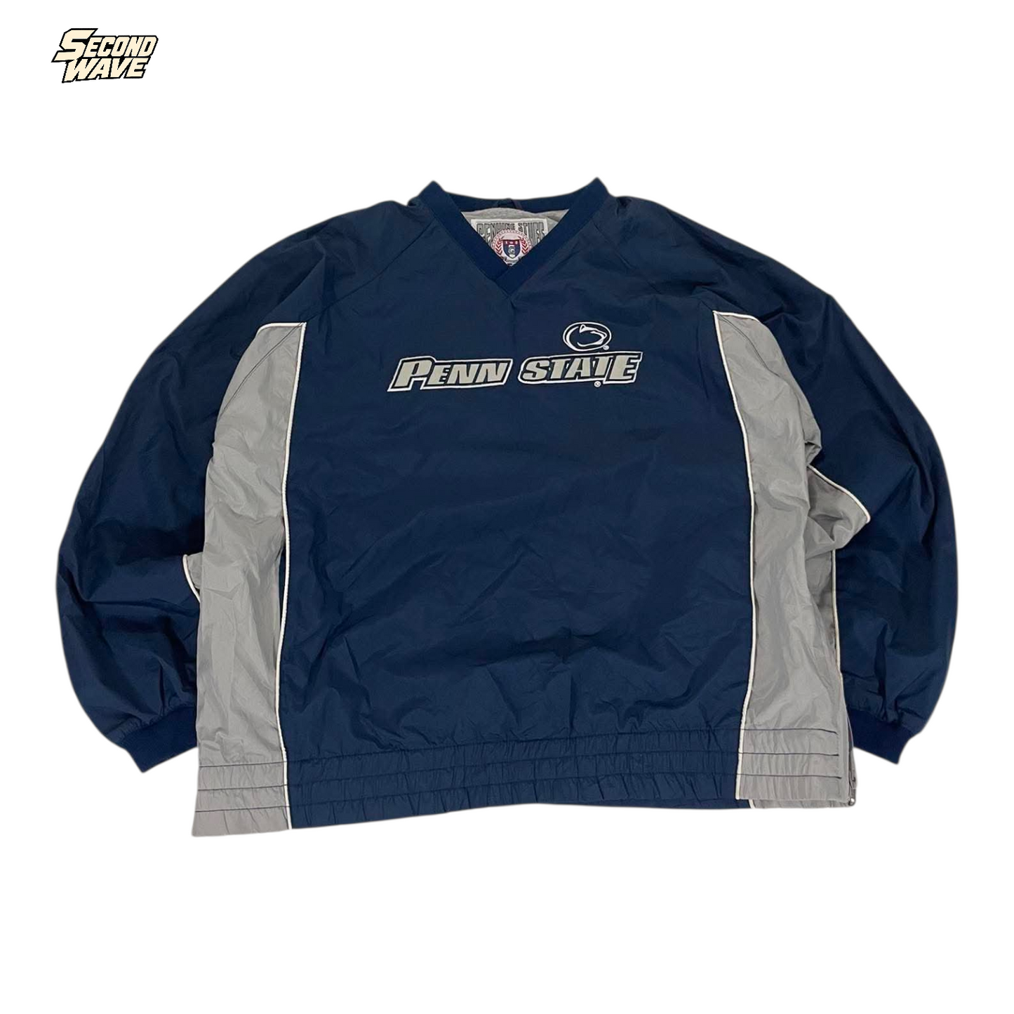 VINTAGE PENN STATE NAVY BLUE PULLOVER (BEST FIT M)