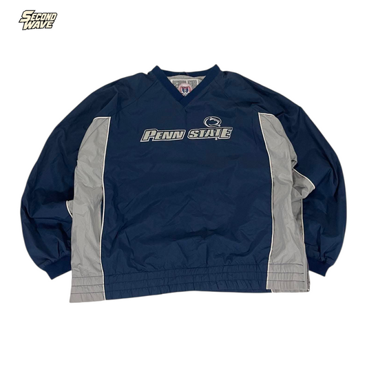 VINTAGE PENN STATE NAVY BLUE PULLOVER (BEST FIT M)