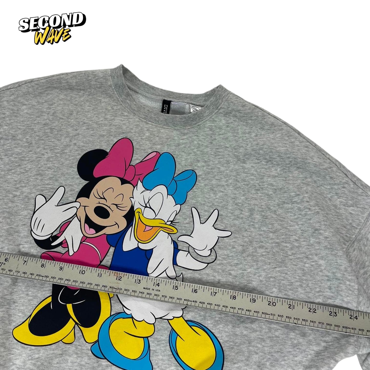 DISNEY WINNIE & DAISY GREY CREWNECK (M)