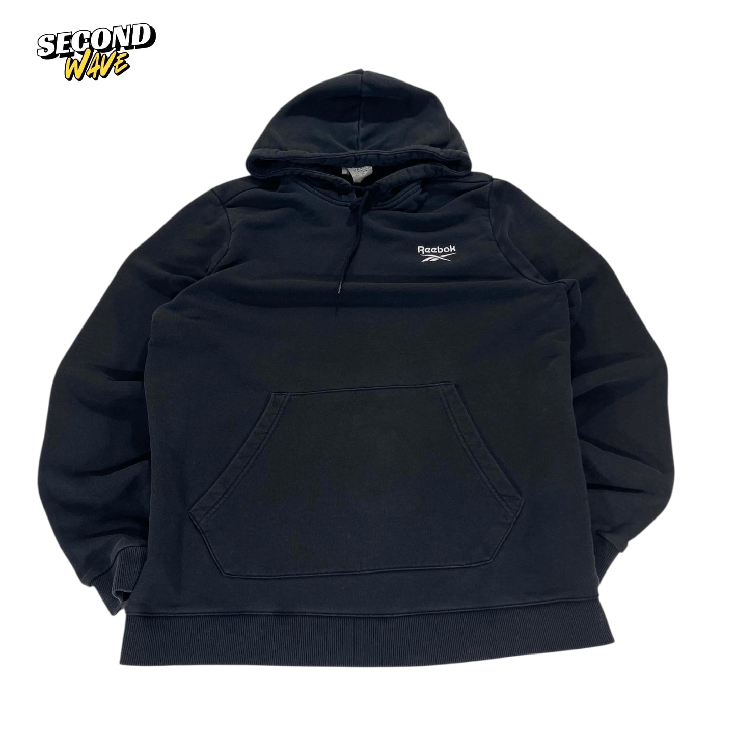 VINTAGE REEBOK BLACK HOODIE (L)