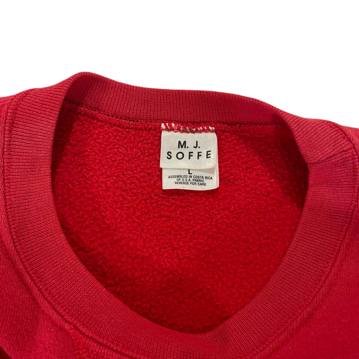 90S GEORGIA BULLDOGS RED CREWNECK SWEATSHIRT (M-L)