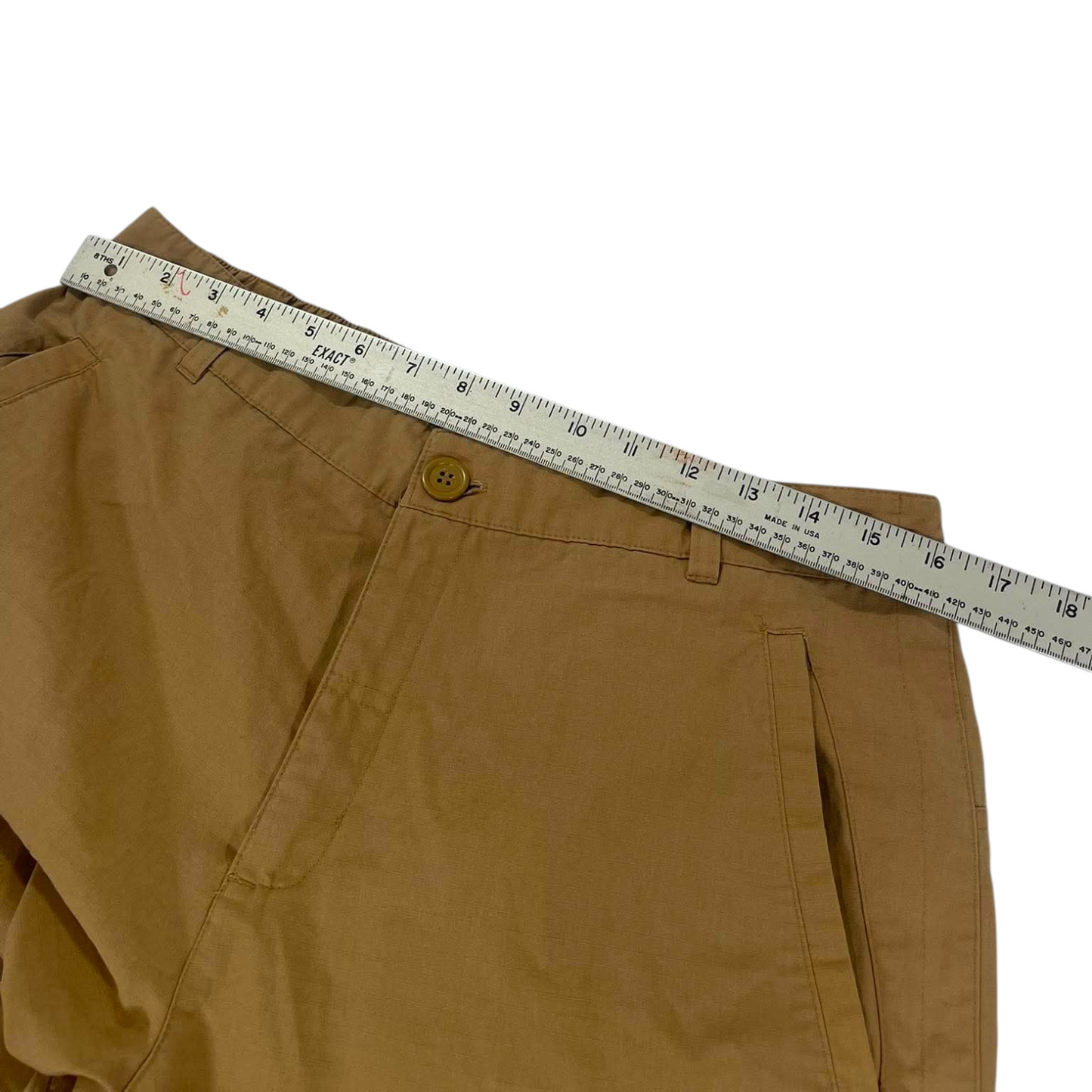 VINTAGE ADIDAS TAN CARGO PANTS (XL)