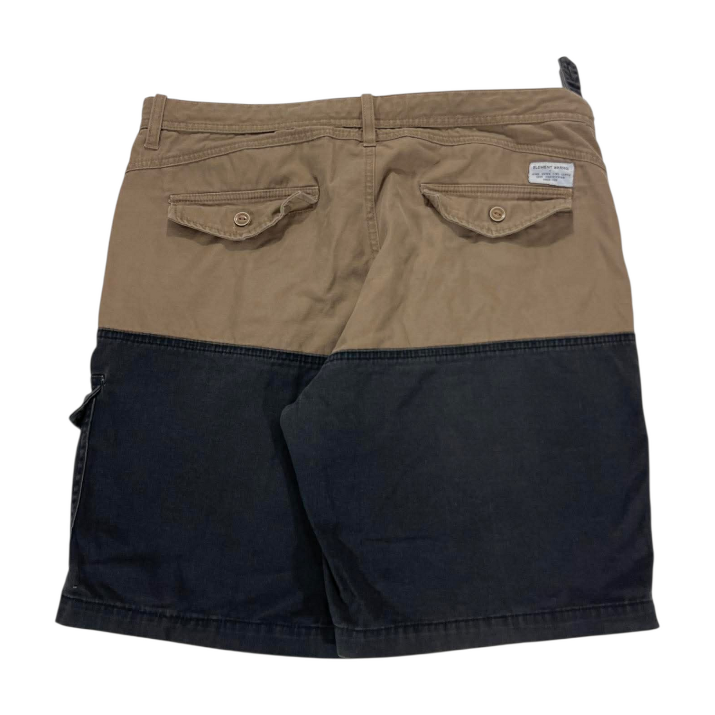 ELEMENT BROWN CARGO SHORTS (36)