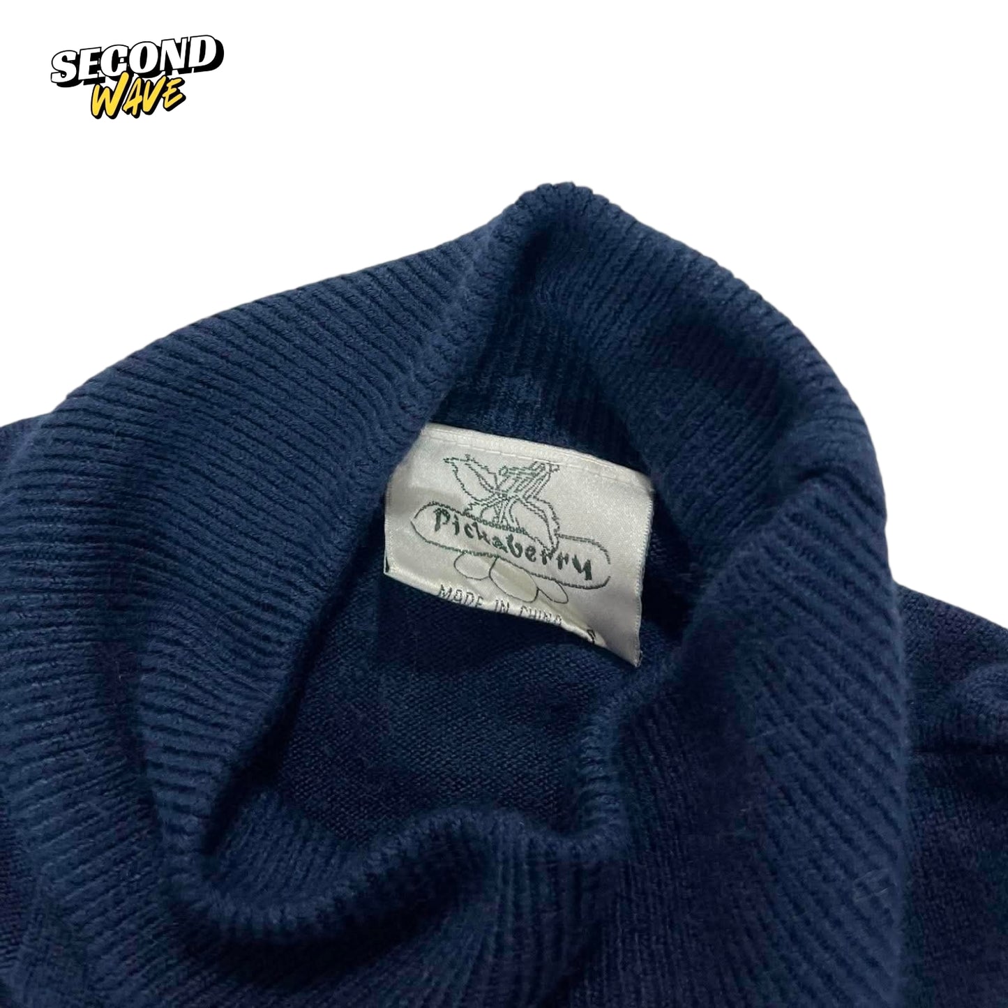 PICKABERRY NAVY BLUE TURTLENECK (S)