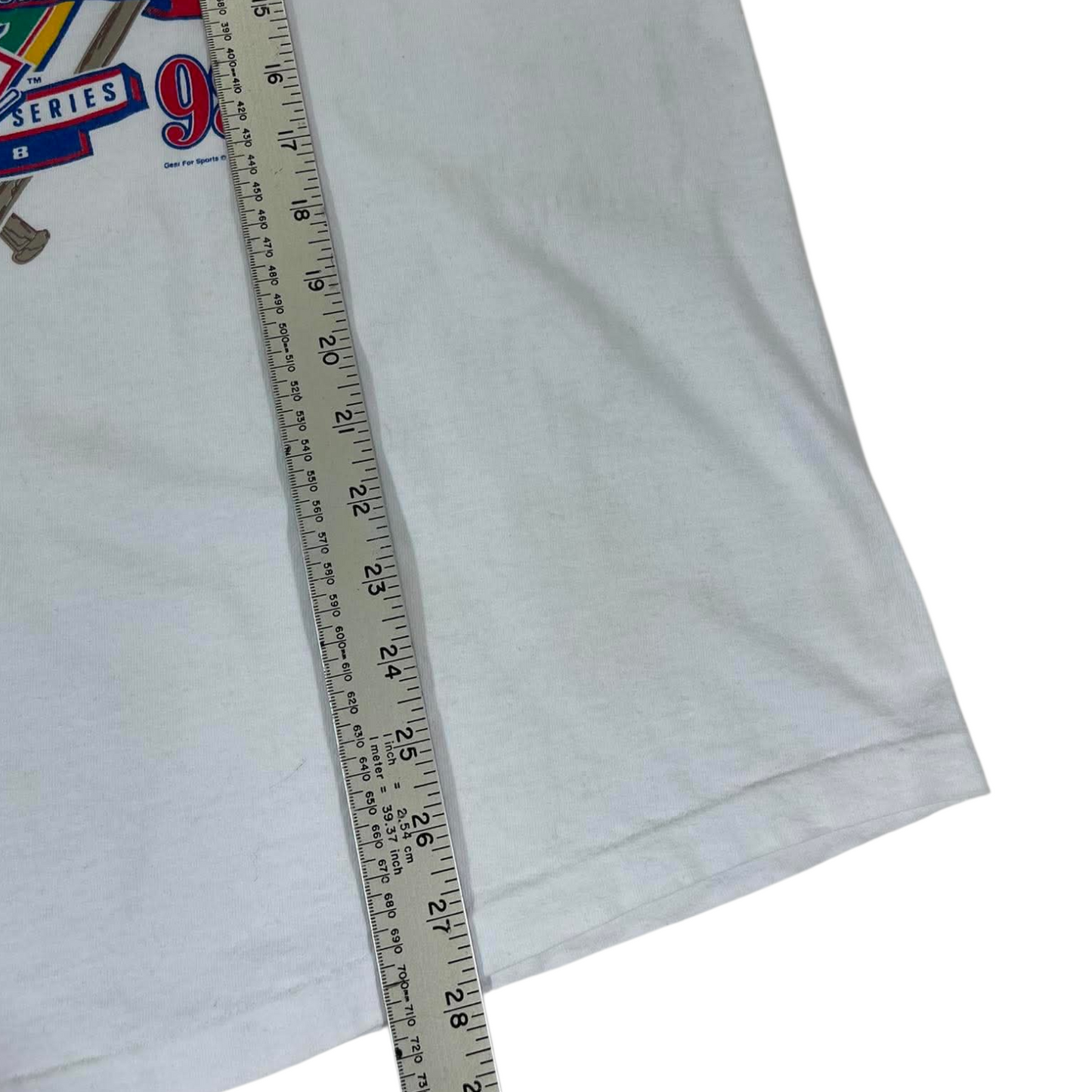 VINTAGE 90s CHICAGO CUBS NATIONAL LEAGUE WHITE T-SHIRT (L)