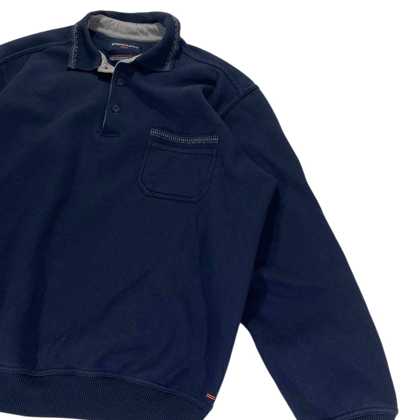 NAVY BLUE BREAKAWAY POLO LONGSLEEVE (XL)