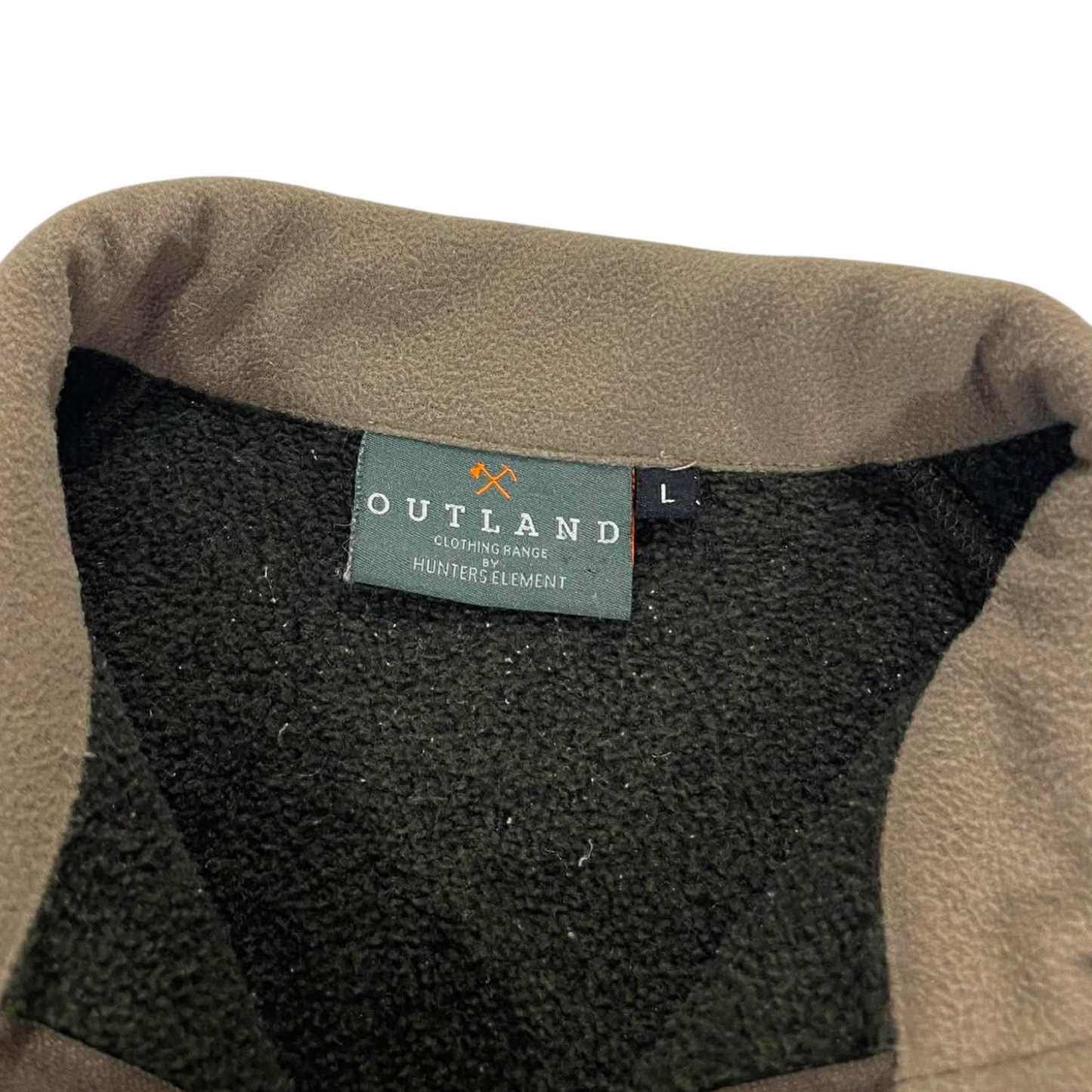 VINTAGE OUTLAND BROWN QUARTER ZIP (L)
