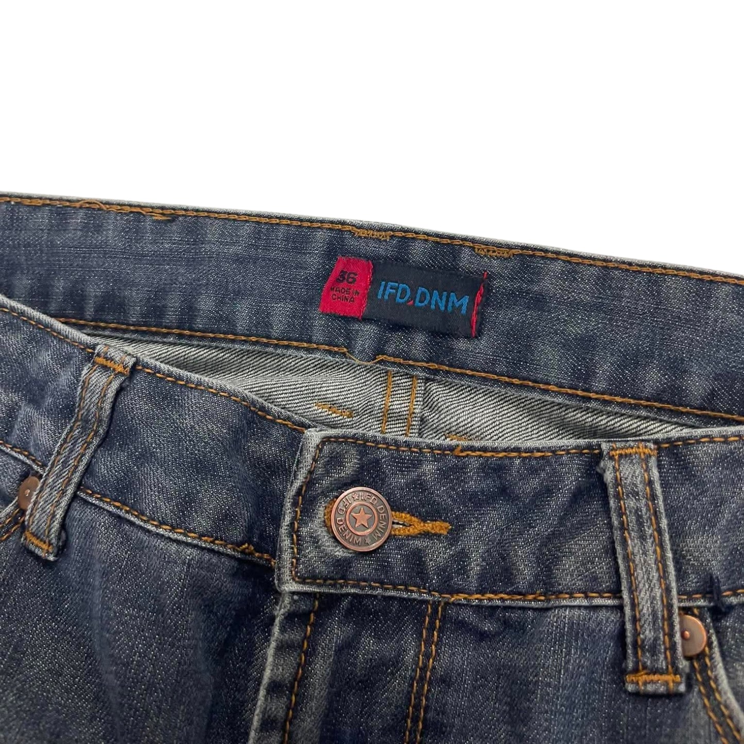 VINTAGE TRASHED VIBES IFD.DNM JEANS (36)